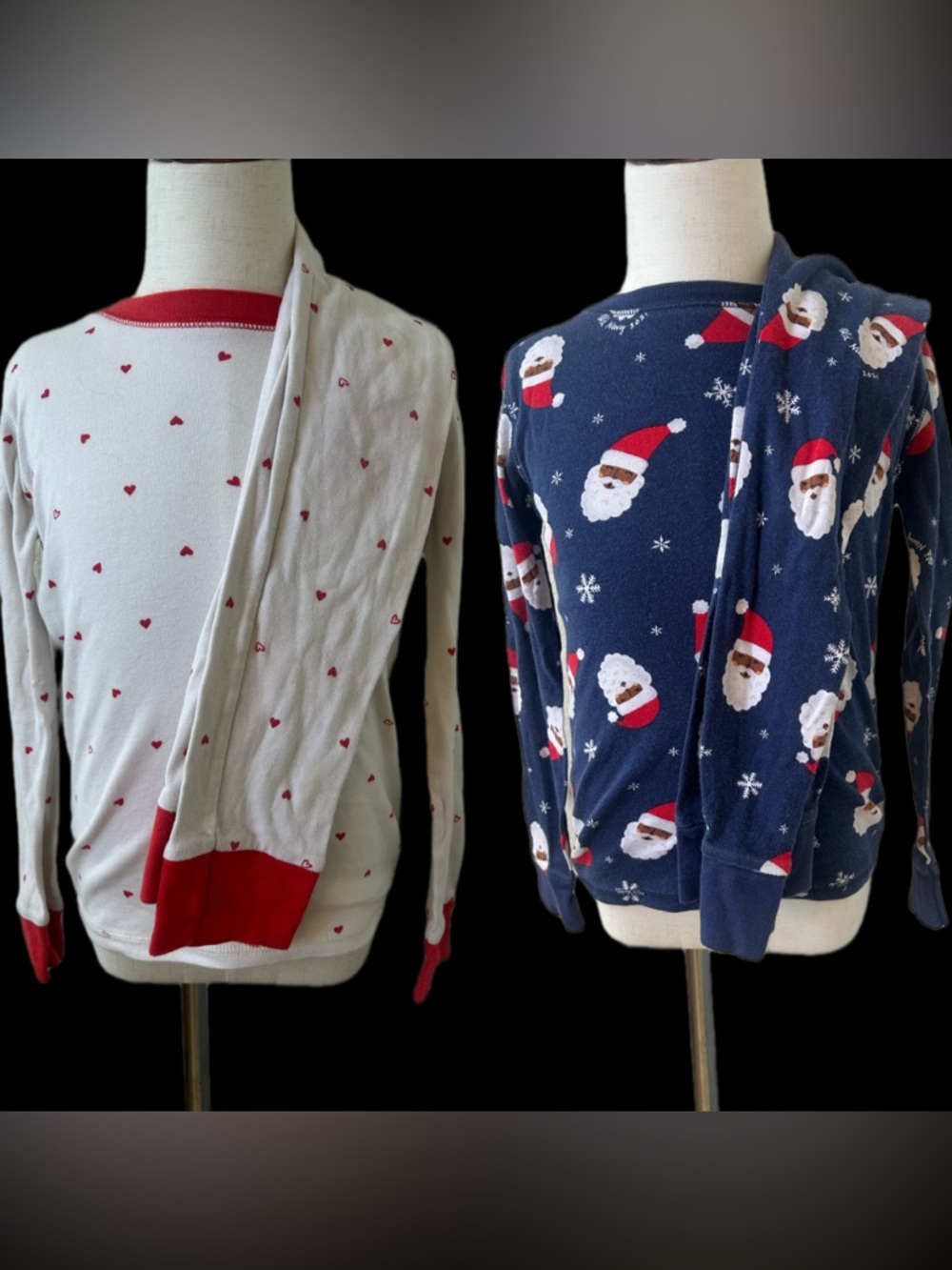 Old Navy Navy Holiday pajama set bundle